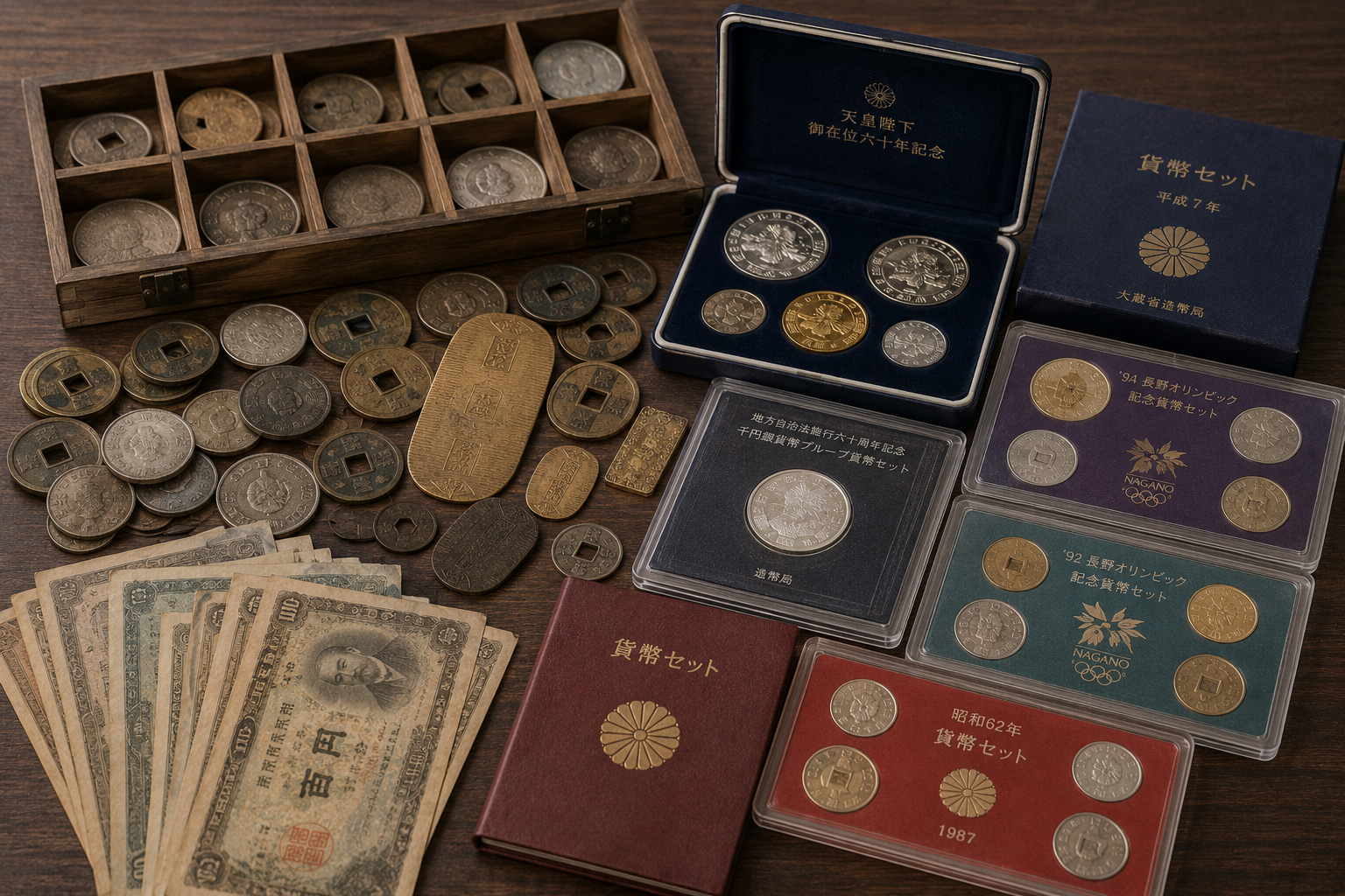 み*し様 遺品整理、生前整理、古銭、金貨・銀貨・記念硬貨 実家整理で見つかった古銭・記念硬貨は価値がある？処分前に確認したい