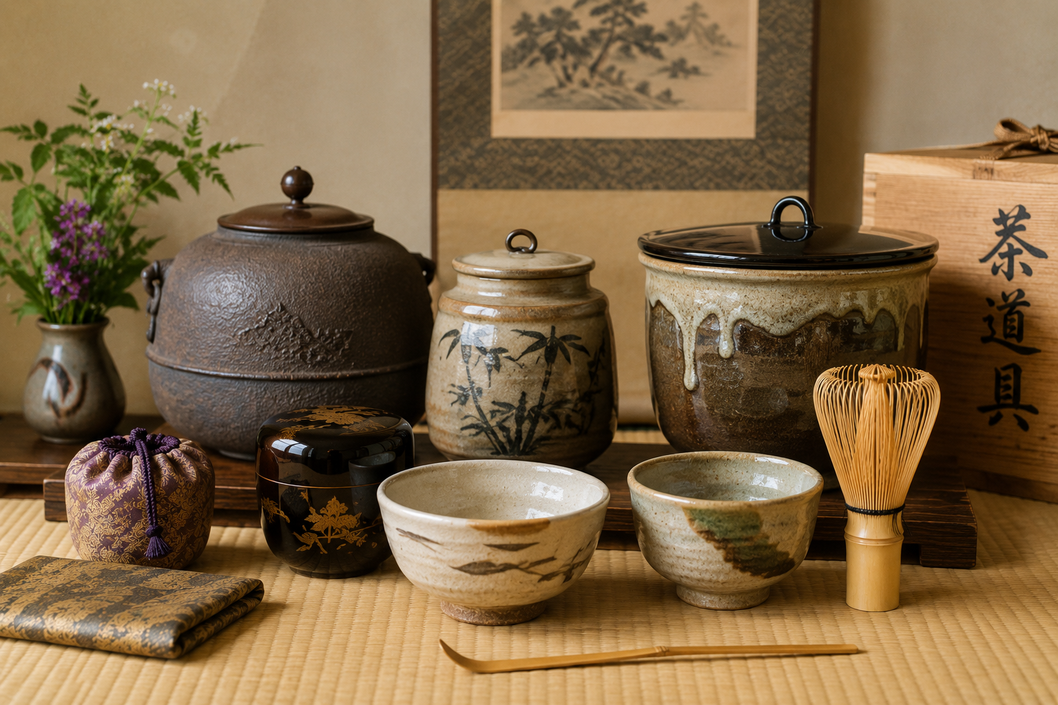 実家整理で見つかった茶道具は売れる？処分前に確認したいポイント